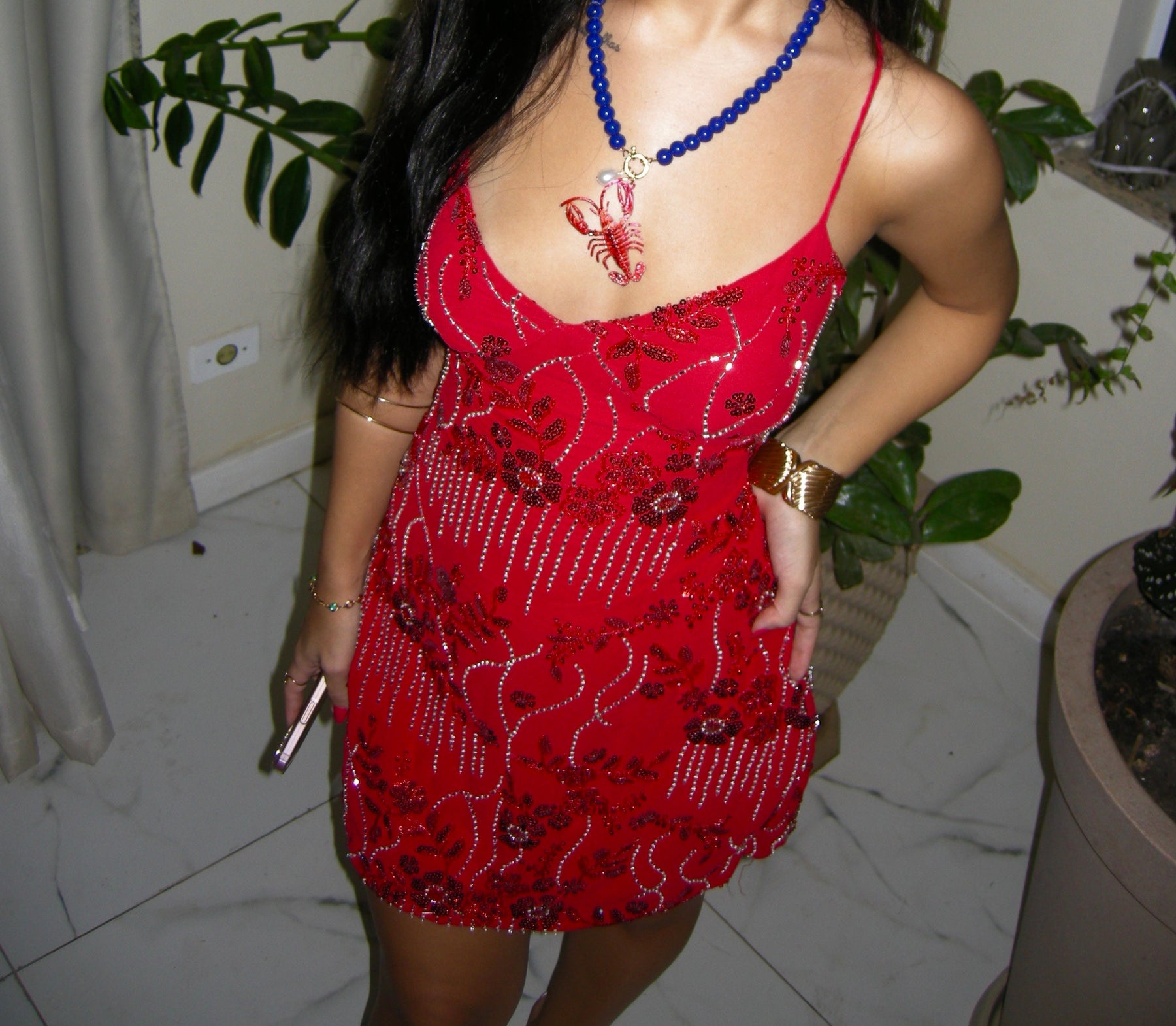 Vestido Encanto Tropical -(muito brilho)