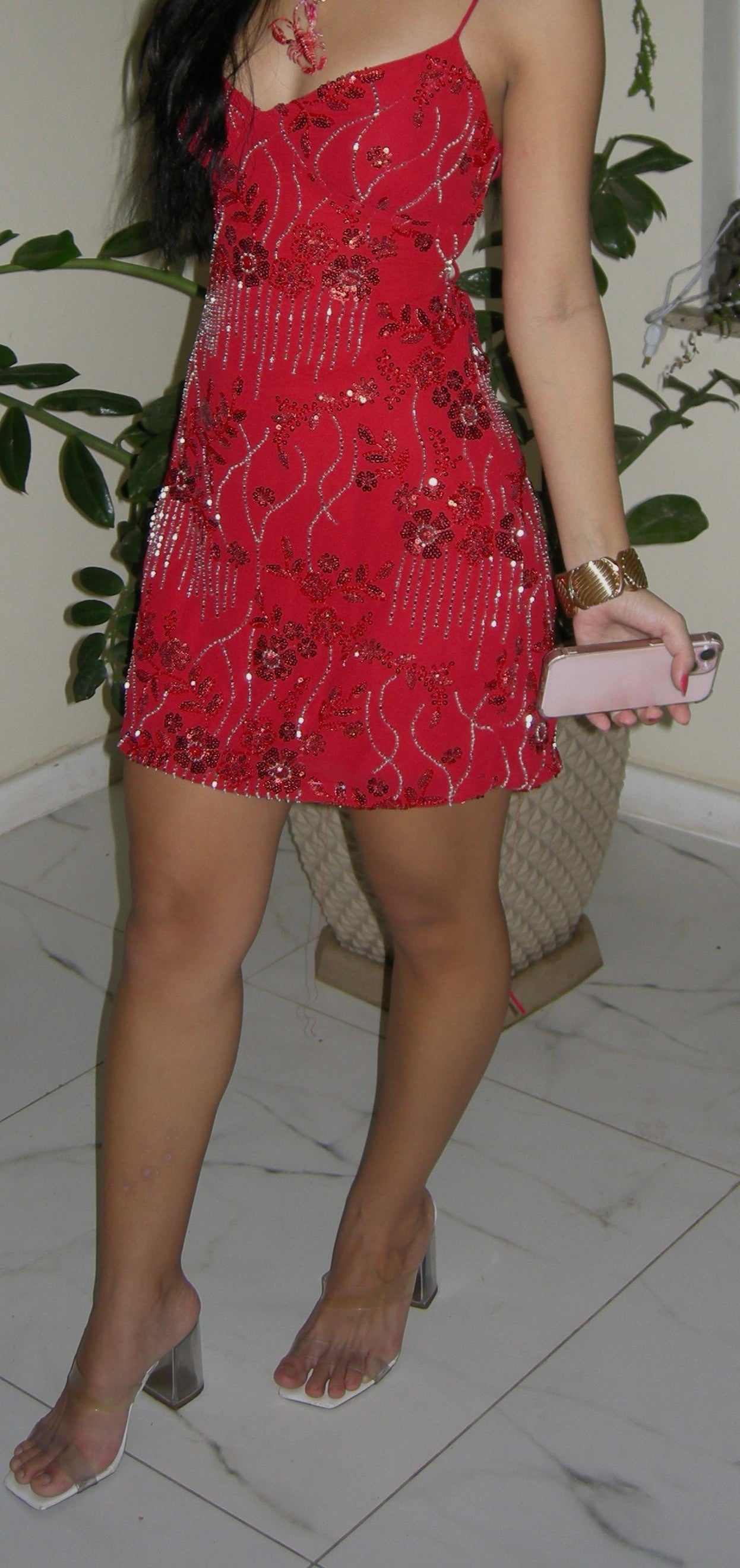 Vestido Encanto Tropical -(muito brilho)