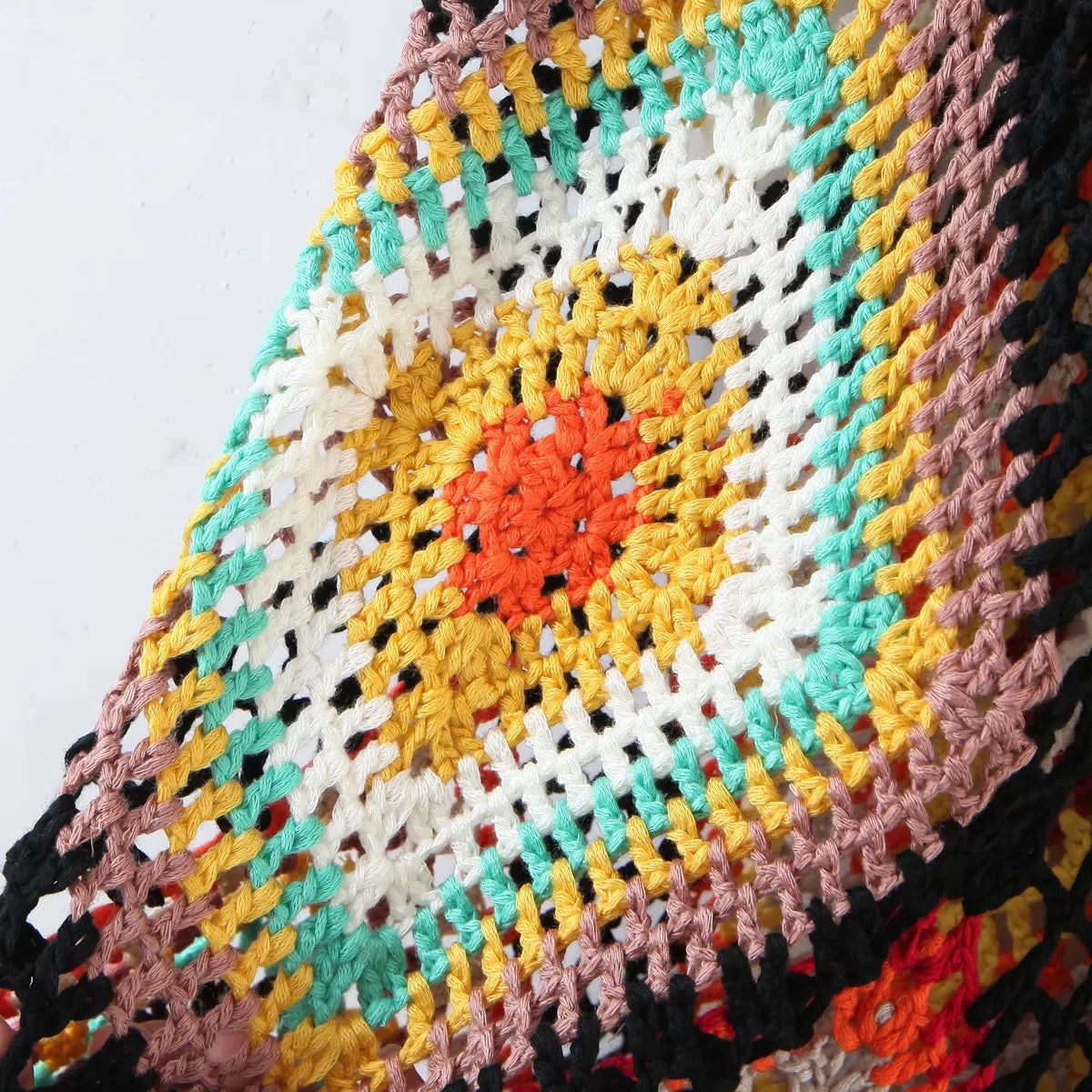 Vestido Boho Midi em Crochê - Handmade