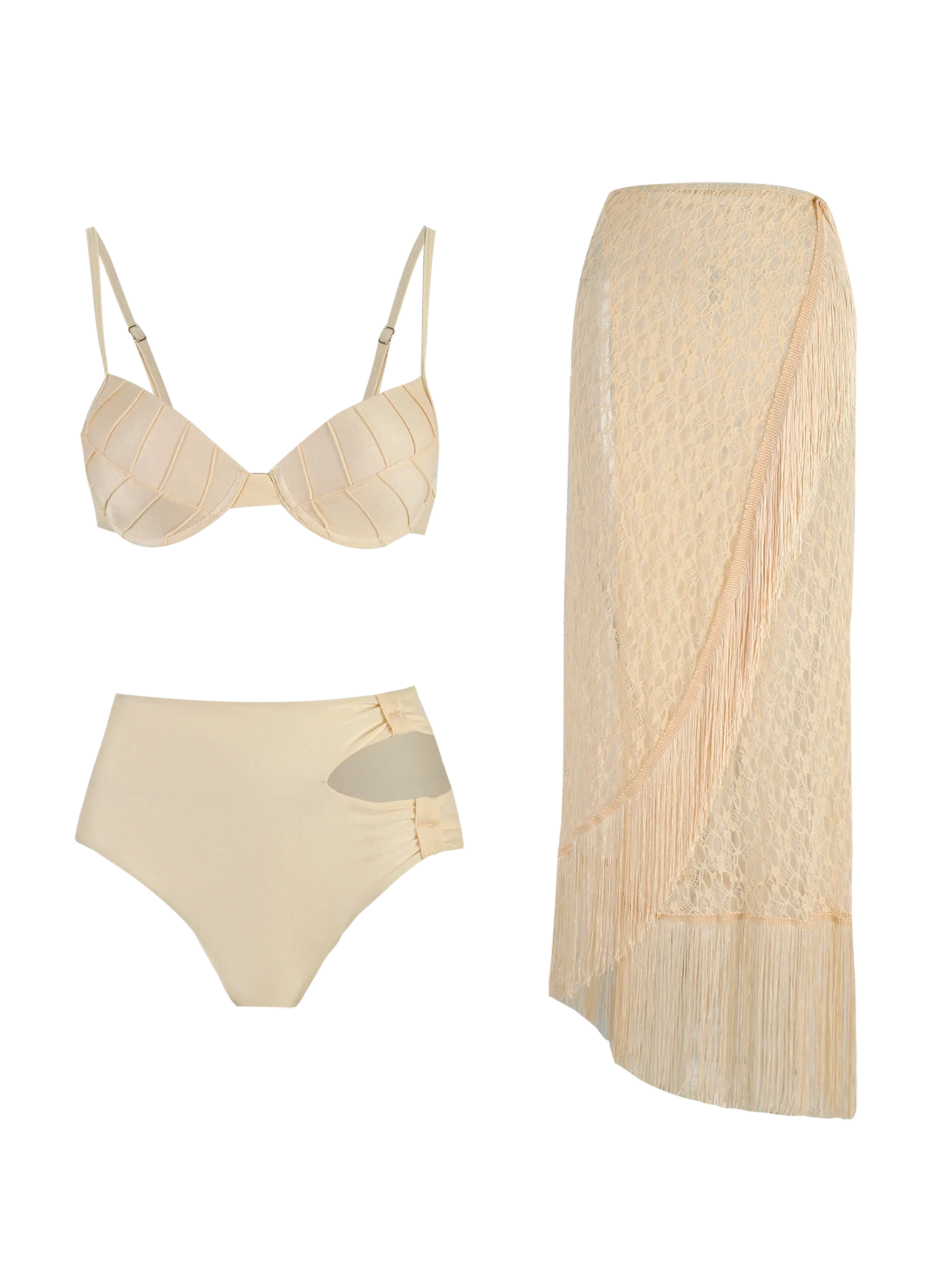 Conjunto Orla Dourada – Biquíni + Saída de Praia