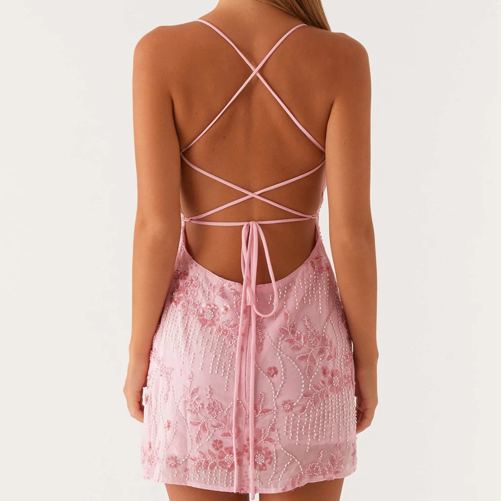Vestido Encanto Tropical -(muito brilho)