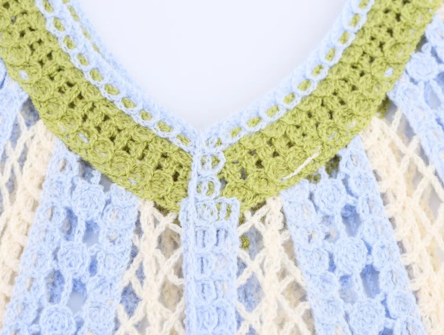 Top Crochet Flores - feito à mão