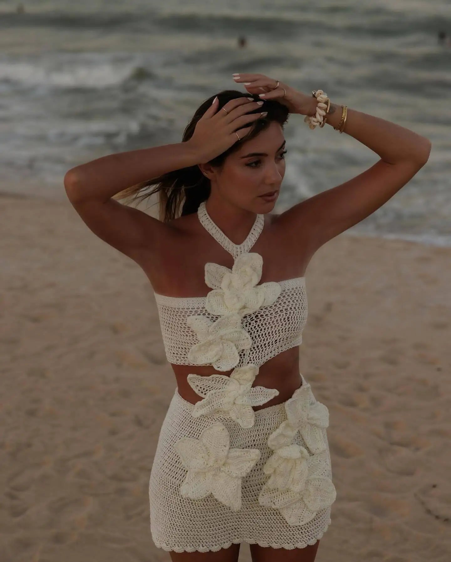Vestido Flor de Marfim - seu handmade favorito