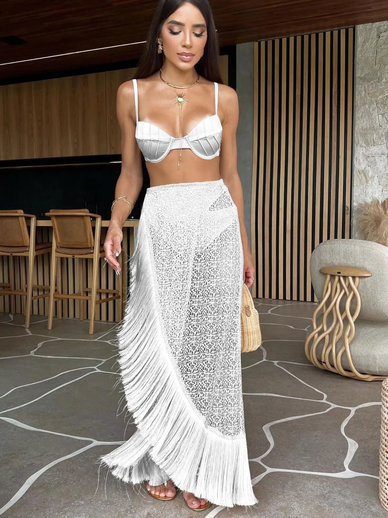 Conjunto Orla Dourada – Biquíni + Saída de Praia
