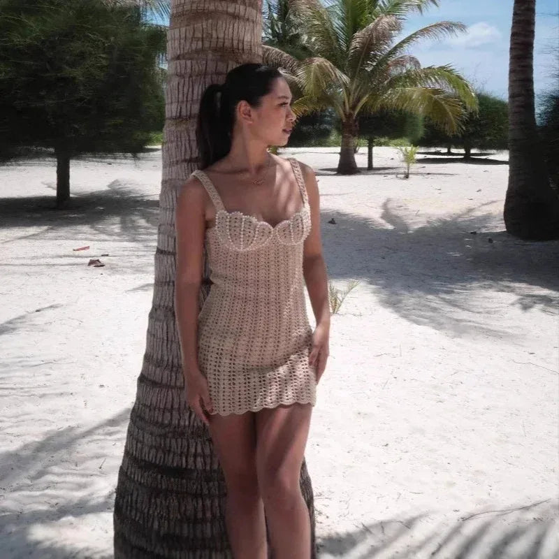 Vestido Solarina Crochet - handmade