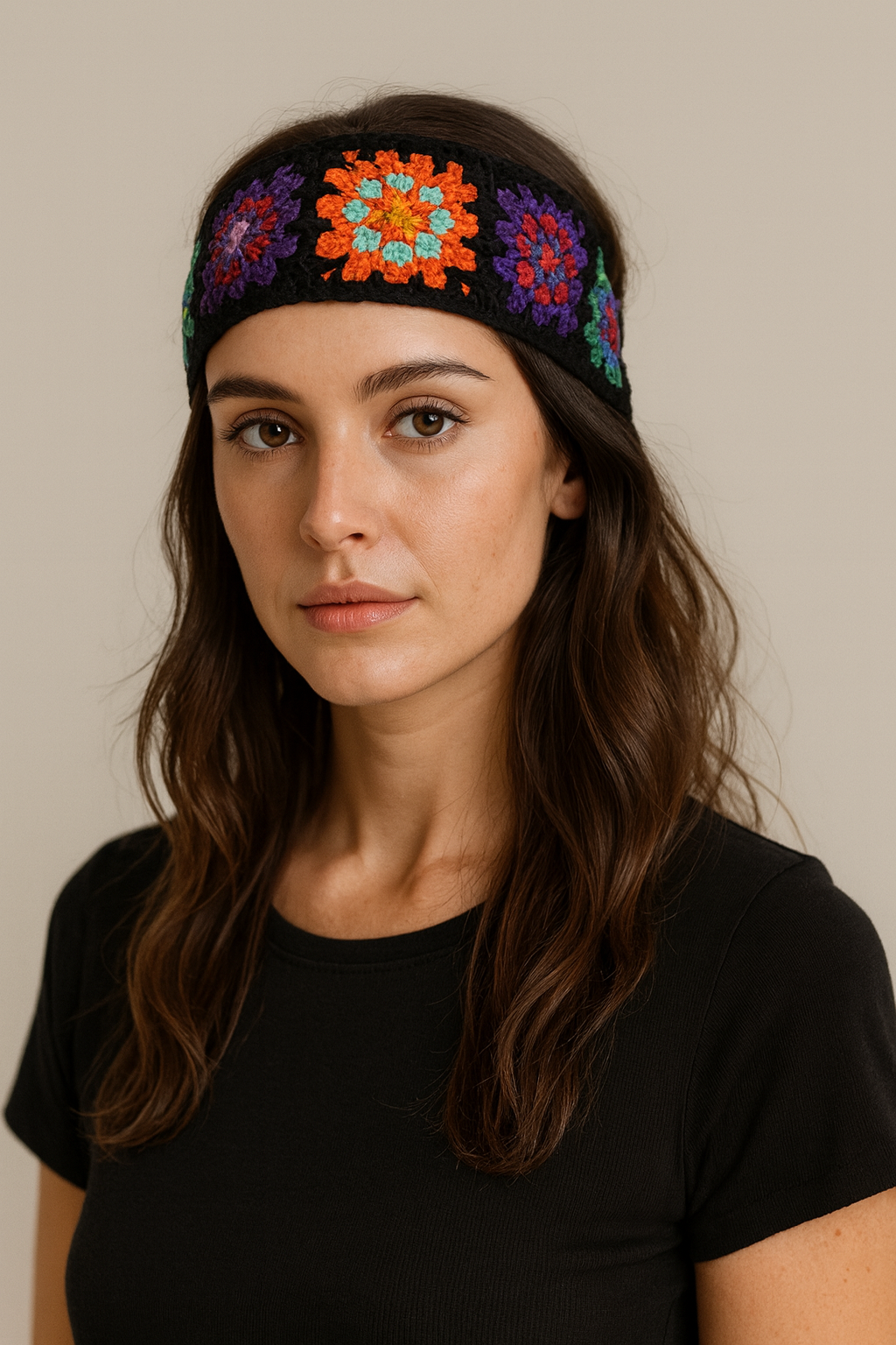Tiara de Crochê Granny Bloom