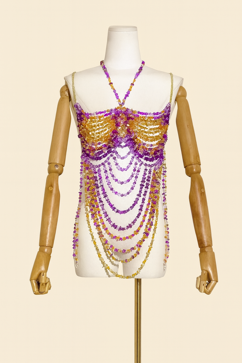 Top Cascata Aurora – maxi pedrarias em camadas