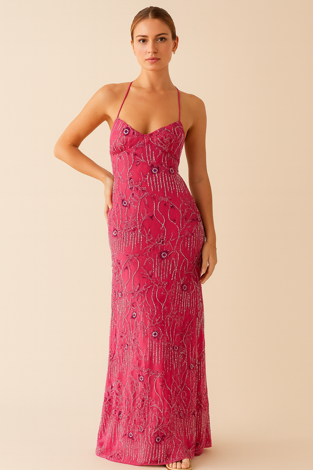 Vestido Tropical Max - charme do verão europeu