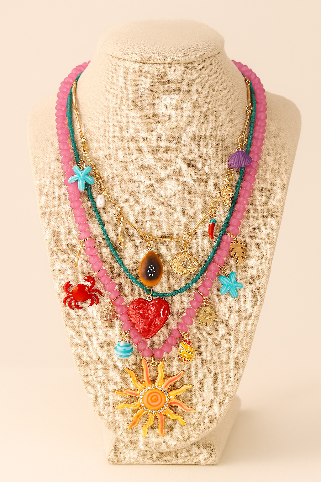 Colar Boho - 3 em 1