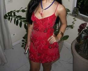 Vestido Encanto Tropical -(muito brilho)