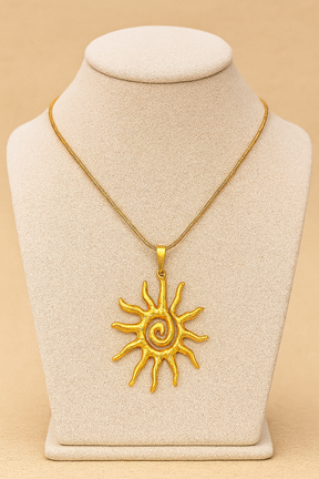 Colar Solar Dourado