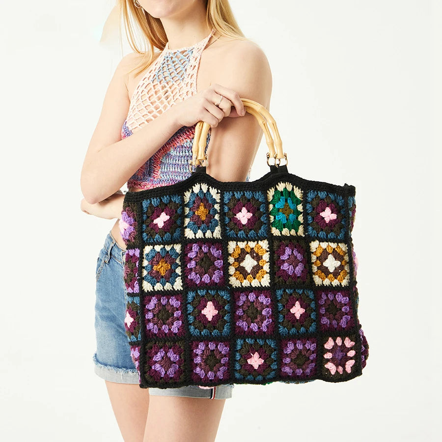 ✨ Bolsa Elis Regina – Rio Samba Crochet ✨