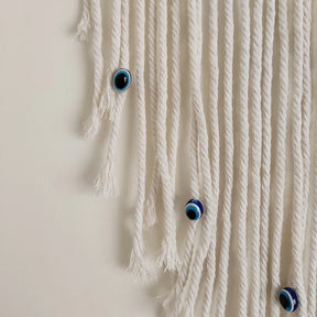 Pendente de Macramê Olho Grego – Rio Samba Crochet