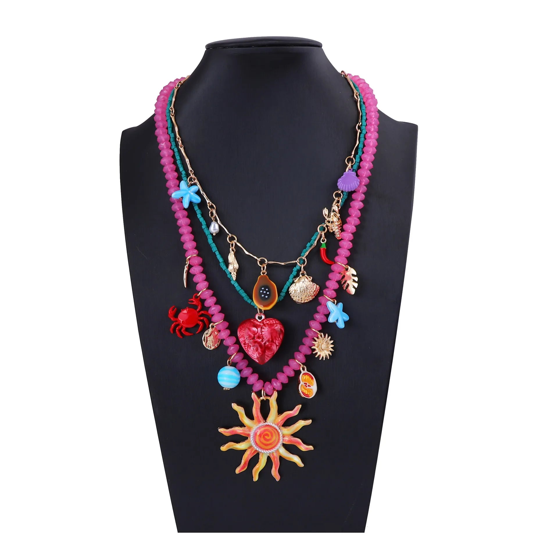 Colar Boho - 3 em 1