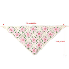 Bandana de Crochê Flores