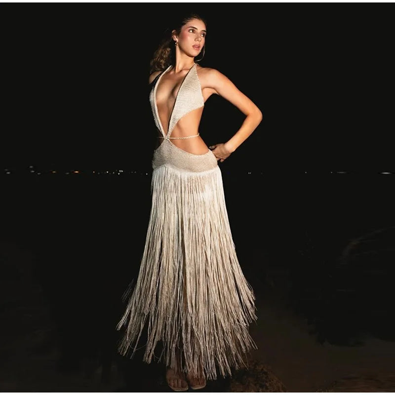Vestido Crochê Brisa Lunar
