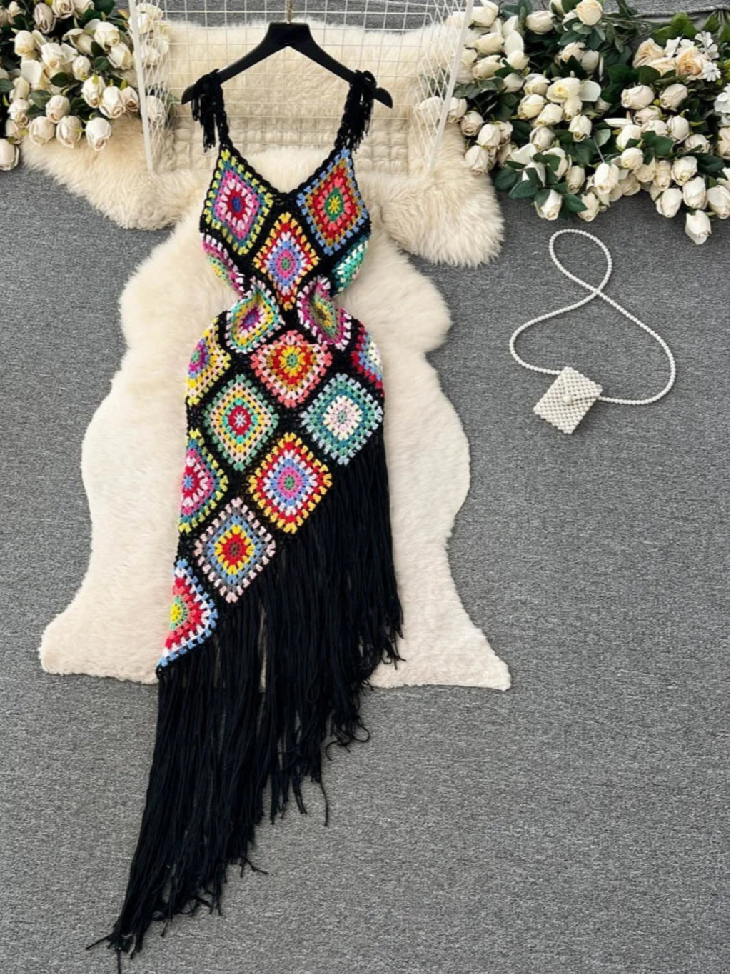 Vestido Boho em Crochê - Rio Samba Crochet