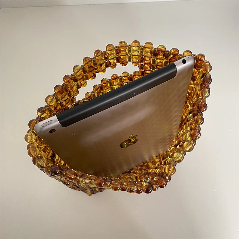 Bolsa Âmbar - beaded bag