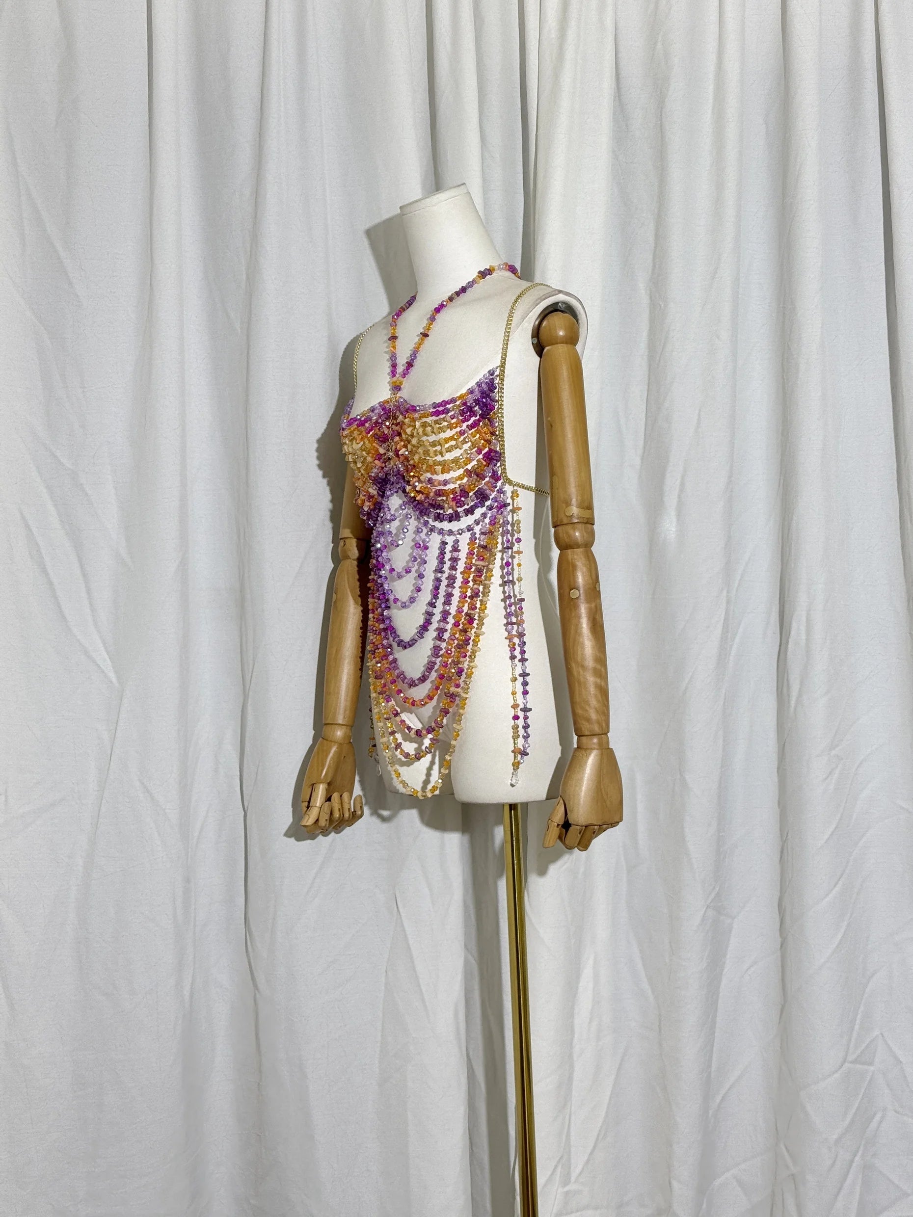 Top Cascata Aurora – maxi pedrarias em camadas