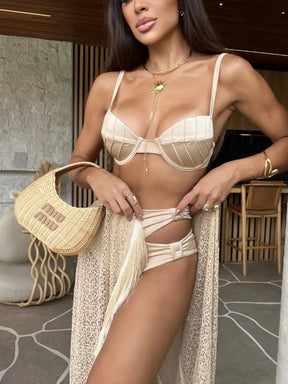 Conjunto Orla Dourada – Biquíni + Saída de Praia