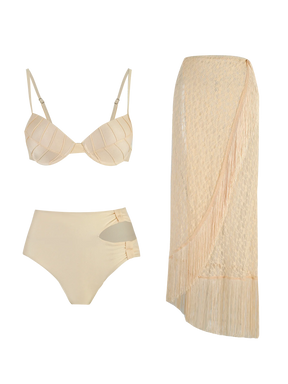 Conjunto Orla Dourada – Biquíni + Saída de Praia