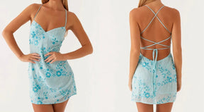 Vestido Encanto Tropical -(muito brilho)
