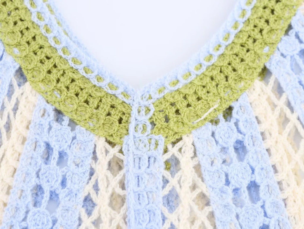 Top Crochet Flores - feito à mão