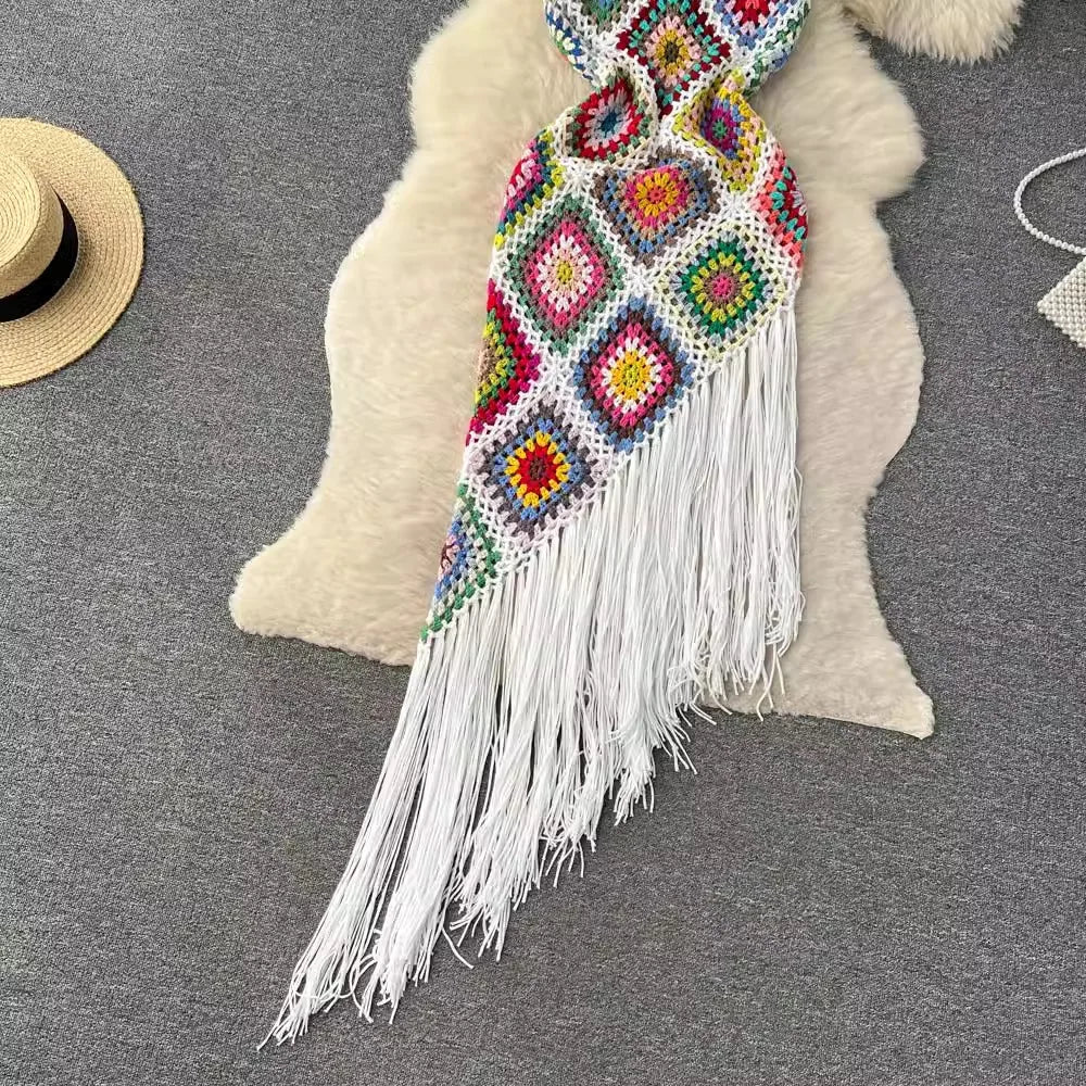 Vestido Boho em Crochê - Rio Samba Crochet