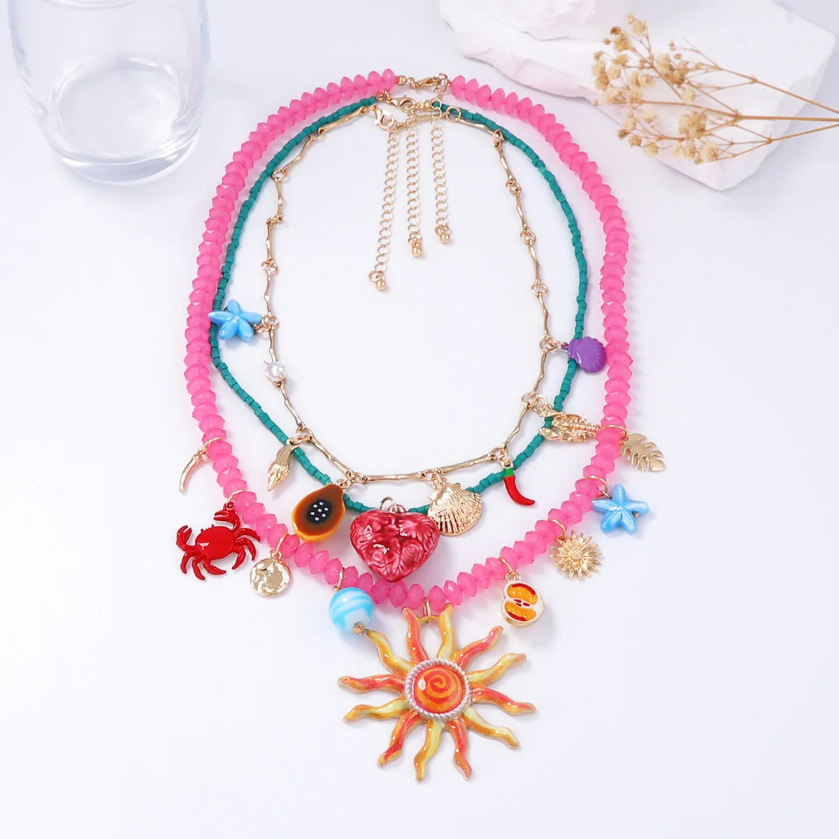Colar Boho - 3 em 1