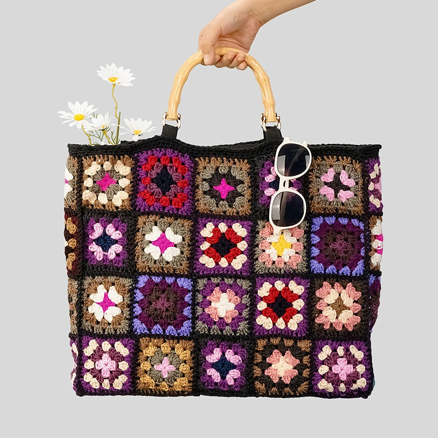 ✨ Bolsa Elis Regina – Rio Samba Crochet ✨