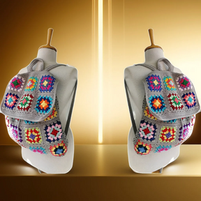 Mochila Boho Crochê - Exclusividade Rio Samba Crochet