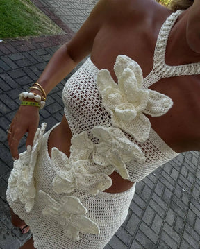 Vestido Flor de Marfim - seu handmade favorito