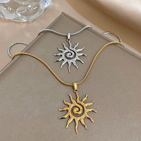 Colar Solar Dourado