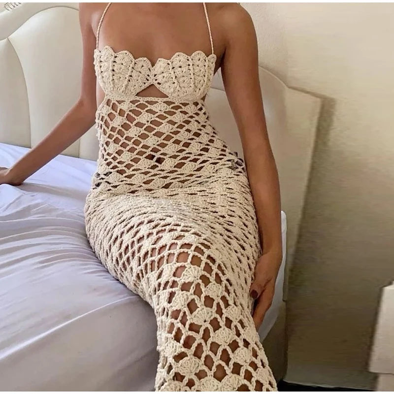 Vestido de Crochê Urca - handmade