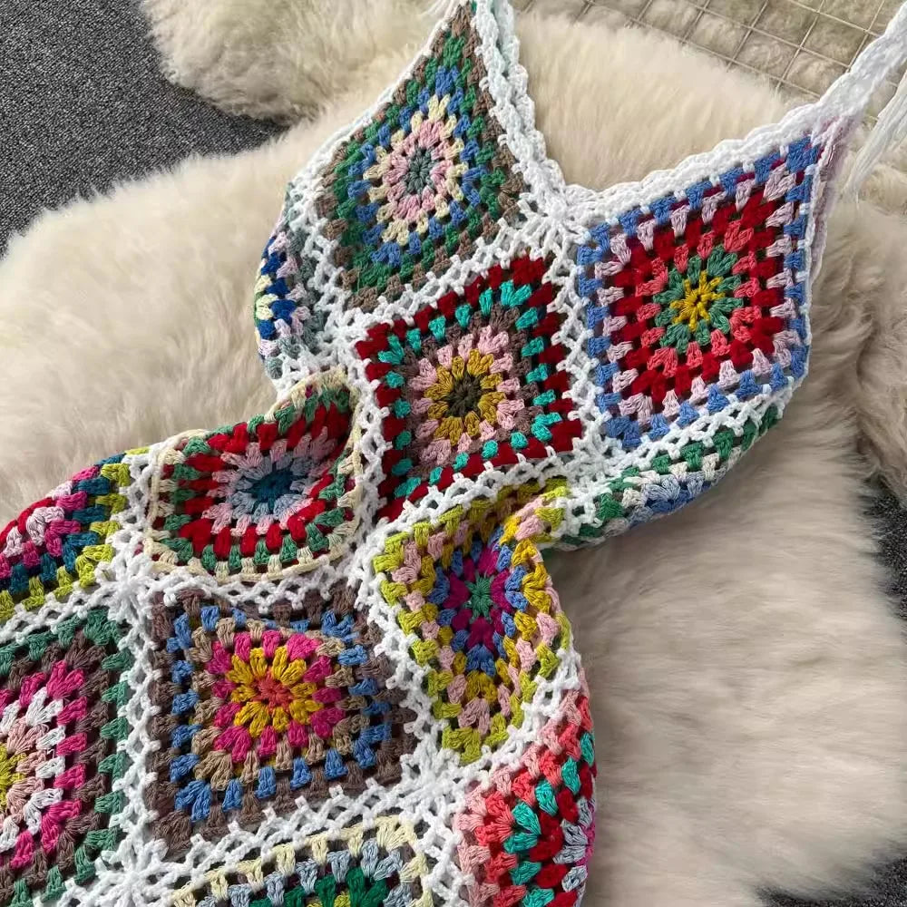 Vestido Boho em Crochê - Rio Samba Crochet