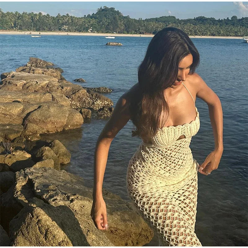 Vestido de Crochê Urca - handmade