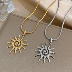Colar Solar Dourado