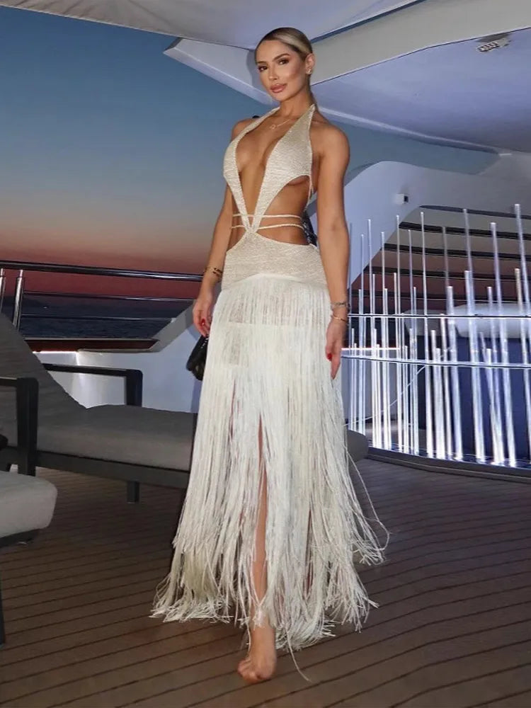 Vestido Crochê Brisa Lunar