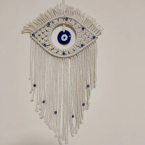 Pendente de Macramê Olho Grego – Rio Samba Crochet