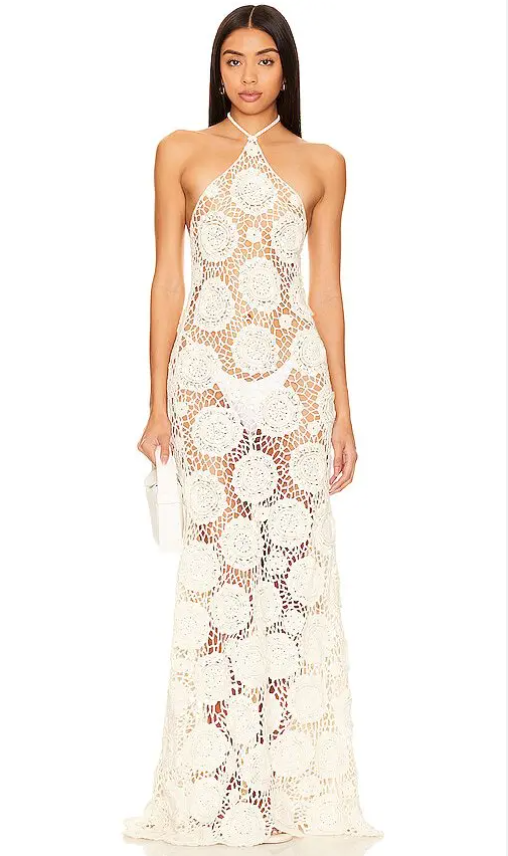 Vestido Crochê Magnólia