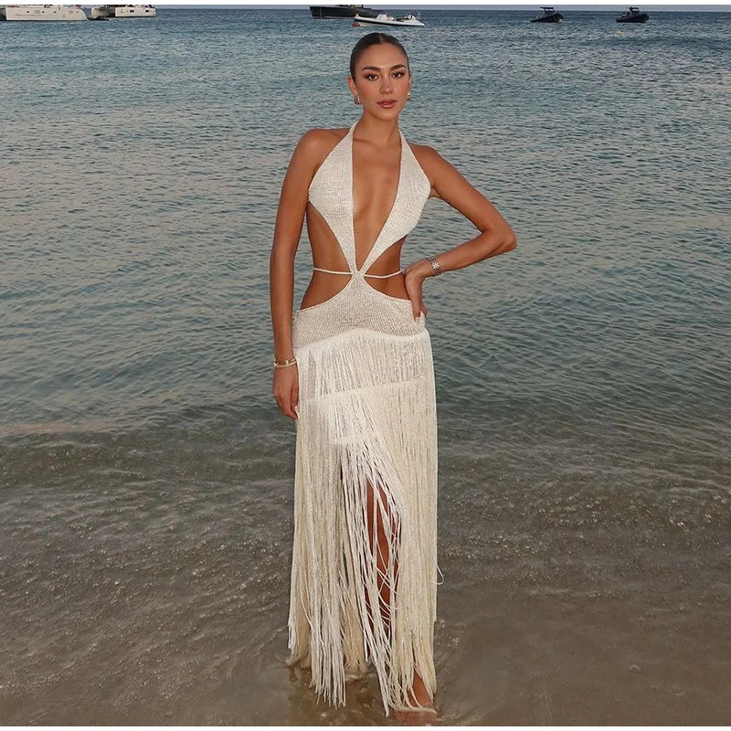 Vestido Crochê Brisa Lunar