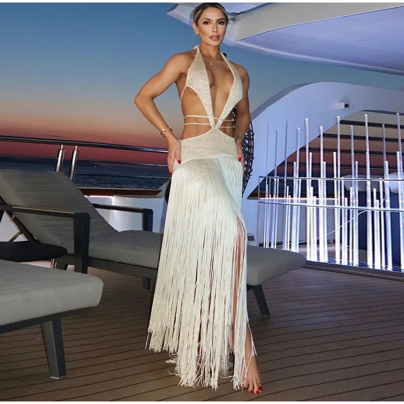 Vestido Crochê Brisa Lunar