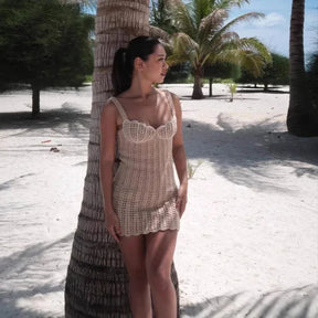Vestido Solarina Crochet - handmade